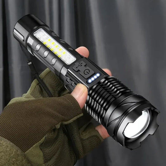 Novaphore – Tactical LED Flashlight with 5000 Lumens and USB Rechargeable Battery