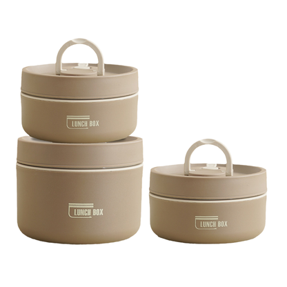 Insulated Stainless Steel Lunch Box with Carry Bag