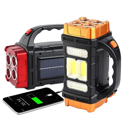 Novaphore – 4-in-1 Emergency Flashlight with Solar Charging and Power Bank