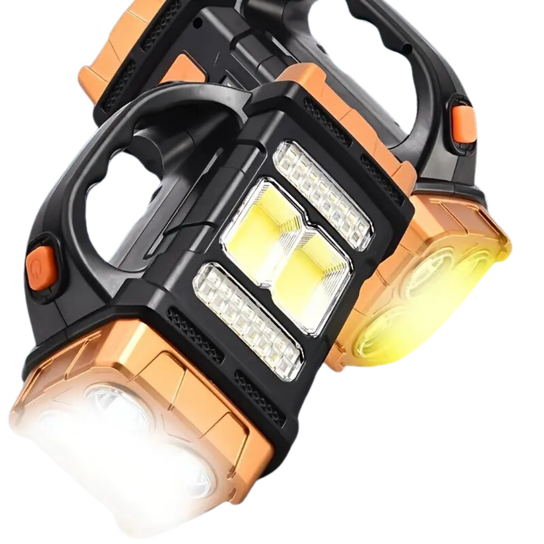 Novaphore – 4-in-1 Emergency Flashlight with Solar Charging and Power Bank