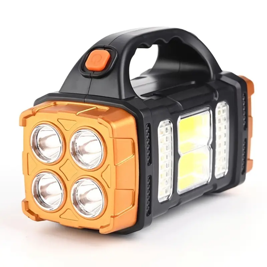 Novaphore – 4-in-1 Emergency Flashlight with Solar Charging and Power Bank