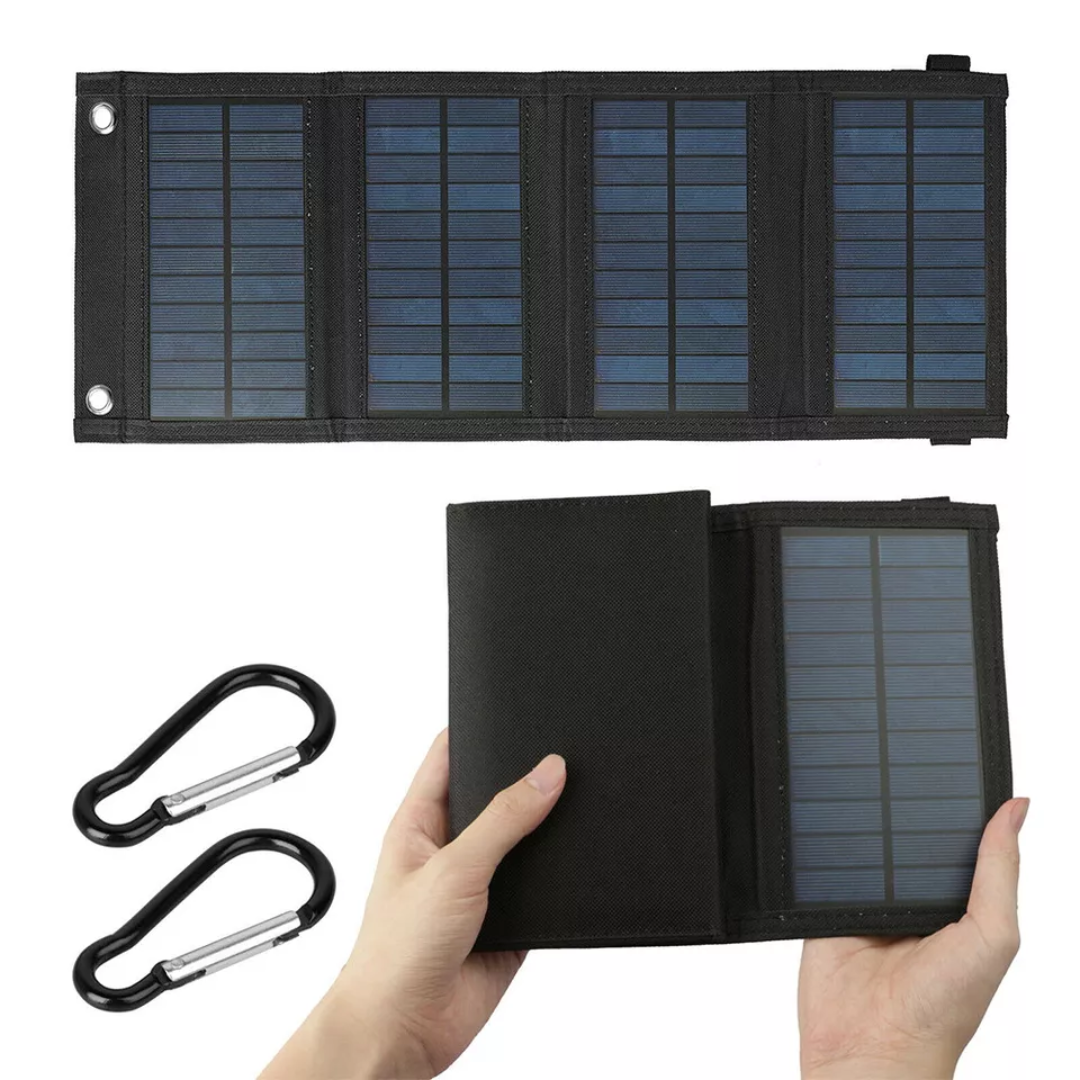 Novaphore – Foldable Solar Panel with 12W Output and USB Charging Port