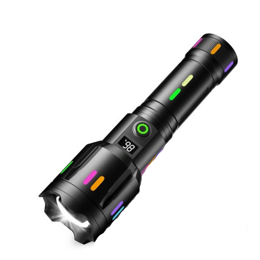 Novaphore – High-Power LED Flashlight with 9000 Lumens and USB-C Rechargeable Battery