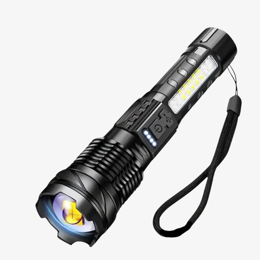 Novaphore – Tactical LED Flashlight with 5000 Lumens and USB Rechargeable Battery