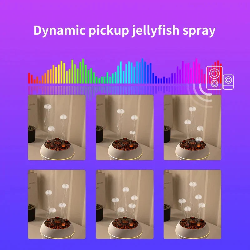 Ultrasonic Aroma Humidifier with LED Mist Light